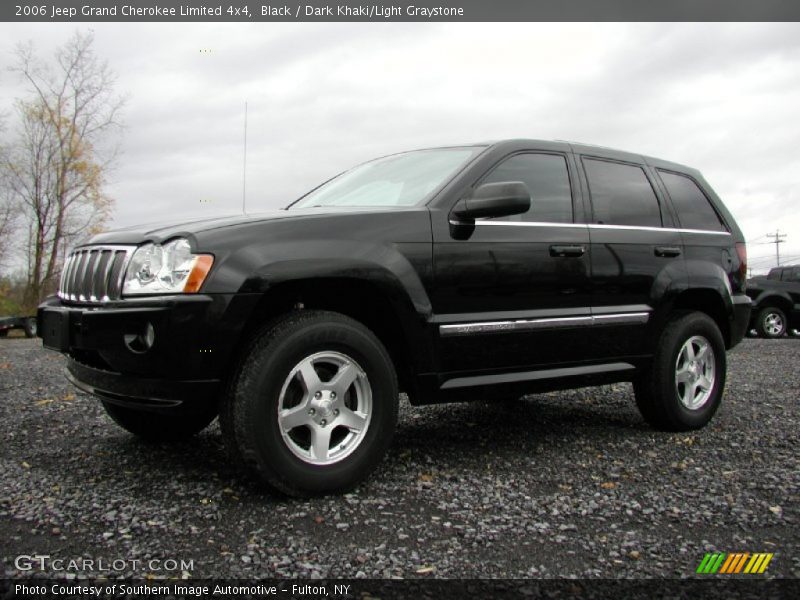 Black / Dark Khaki/Light Graystone 2006 Jeep Grand Cherokee Limited 4x4