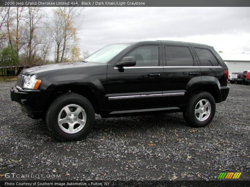 Black / Dark Khaki/Light Graystone 2006 Jeep Grand Cherokee Limited 4x4