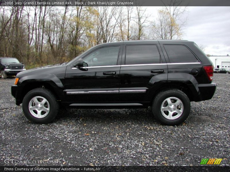 Black / Dark Khaki/Light Graystone 2006 Jeep Grand Cherokee Limited 4x4