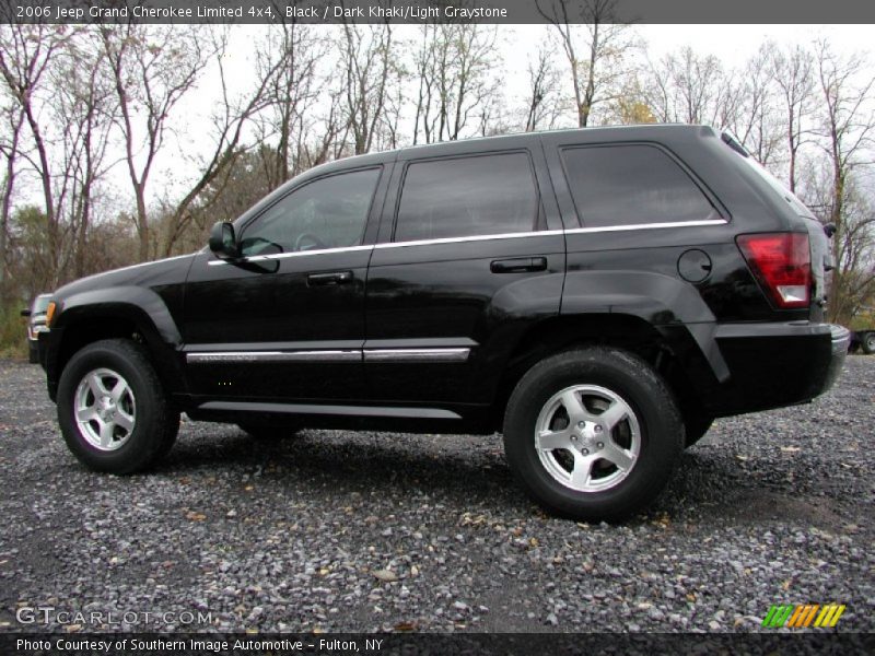 Black / Dark Khaki/Light Graystone 2006 Jeep Grand Cherokee Limited 4x4