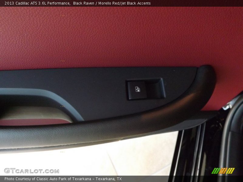 Black Raven / Morello Red/Jet Black Accents 2013 Cadillac ATS 3.6L Performance