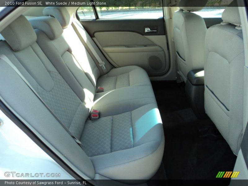 White Suede / Medium Light Stone 2010 Ford Fusion SE