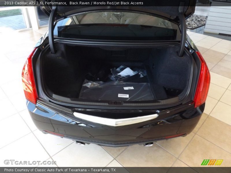 Black Raven / Morello Red/Jet Black Accents 2013 Cadillac ATS 3.6L Performance