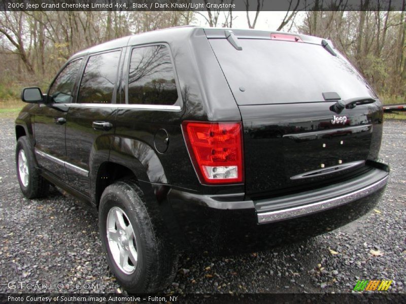 Black / Dark Khaki/Light Graystone 2006 Jeep Grand Cherokee Limited 4x4