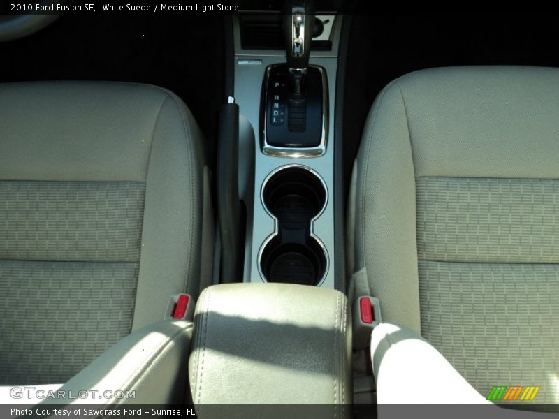 White Suede / Medium Light Stone 2010 Ford Fusion SE