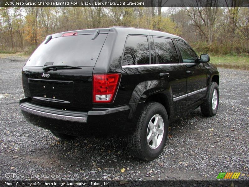 Black / Dark Khaki/Light Graystone 2006 Jeep Grand Cherokee Limited 4x4