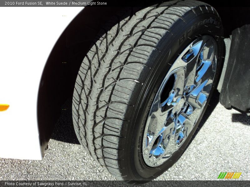 White Suede / Medium Light Stone 2010 Ford Fusion SE