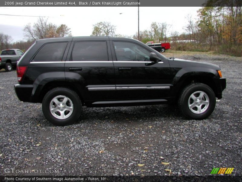 Black / Dark Khaki/Light Graystone 2006 Jeep Grand Cherokee Limited 4x4