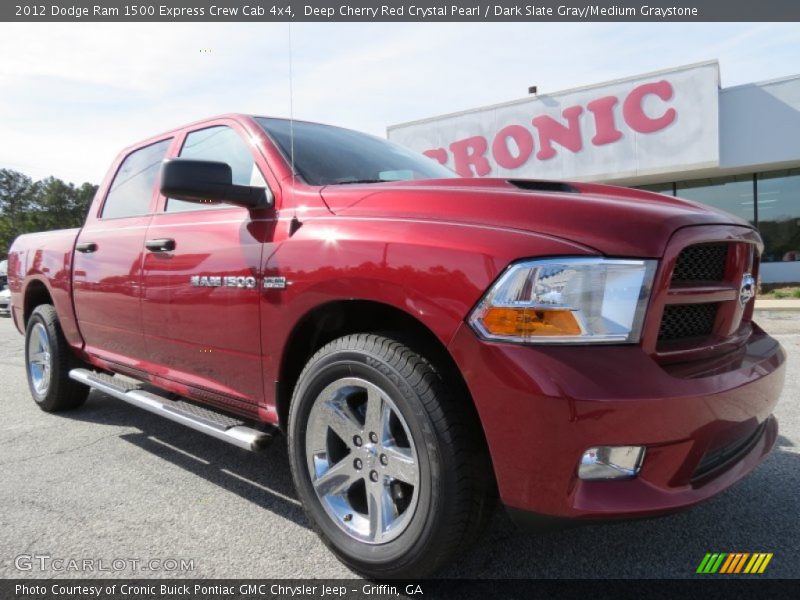 Deep Cherry Red Crystal Pearl / Dark Slate Gray/Medium Graystone 2012 Dodge Ram 1500 Express Crew Cab 4x4