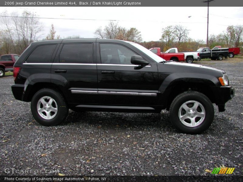 Black / Dark Khaki/Light Graystone 2006 Jeep Grand Cherokee Limited 4x4