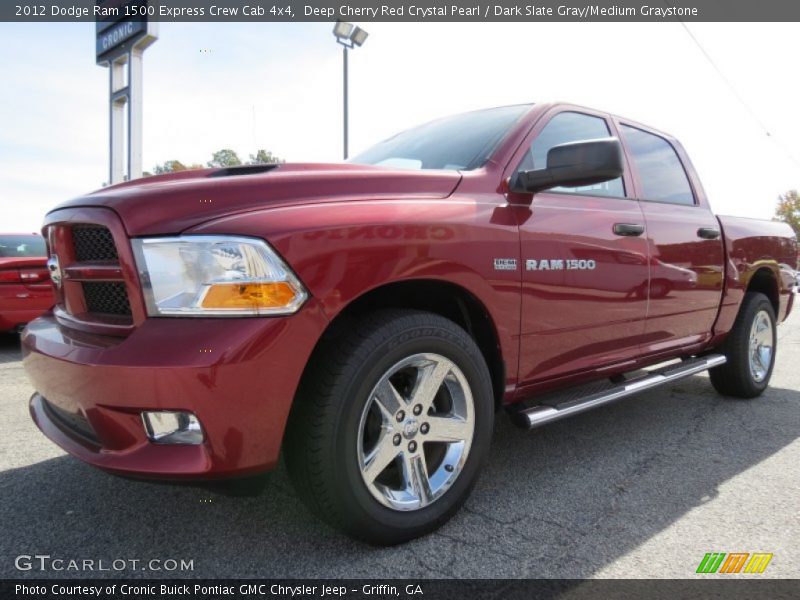 Deep Cherry Red Crystal Pearl / Dark Slate Gray/Medium Graystone 2012 Dodge Ram 1500 Express Crew Cab 4x4