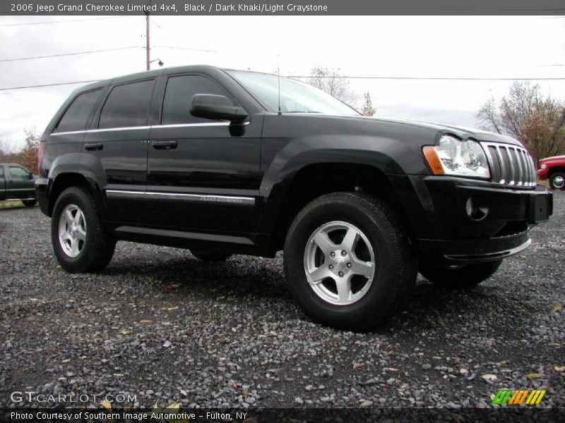 Black / Dark Khaki/Light Graystone 2006 Jeep Grand Cherokee Limited 4x4