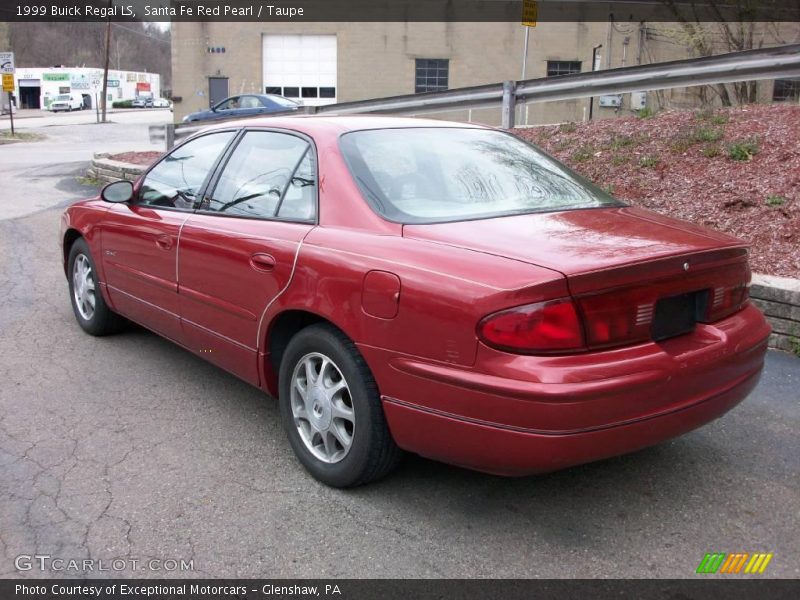 Santa Fe Red Pearl / Taupe 1999 Buick Regal LS