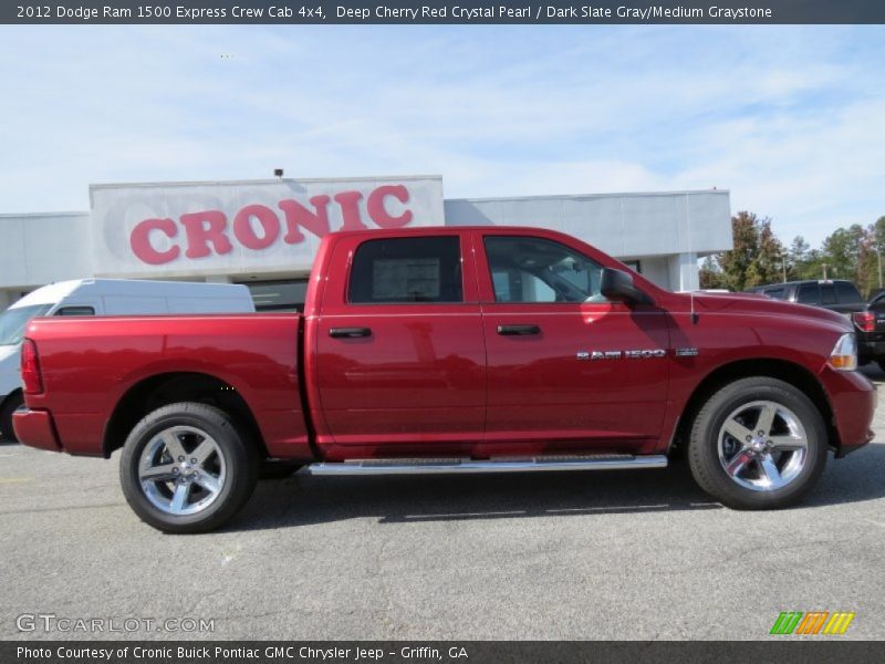 Deep Cherry Red Crystal Pearl / Dark Slate Gray/Medium Graystone 2012 Dodge Ram 1500 Express Crew Cab 4x4