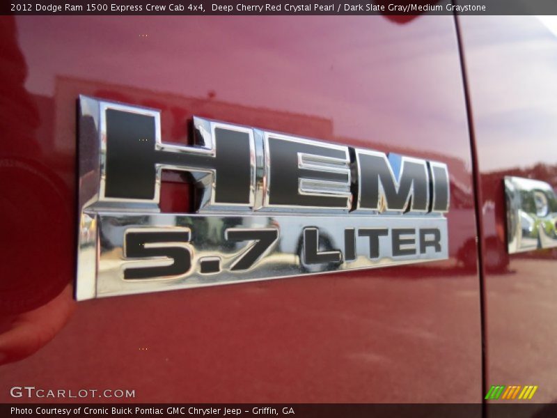Deep Cherry Red Crystal Pearl / Dark Slate Gray/Medium Graystone 2012 Dodge Ram 1500 Express Crew Cab 4x4