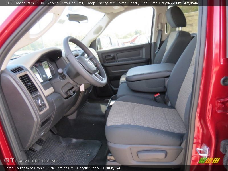 Deep Cherry Red Crystal Pearl / Dark Slate Gray/Medium Graystone 2012 Dodge Ram 1500 Express Crew Cab 4x4