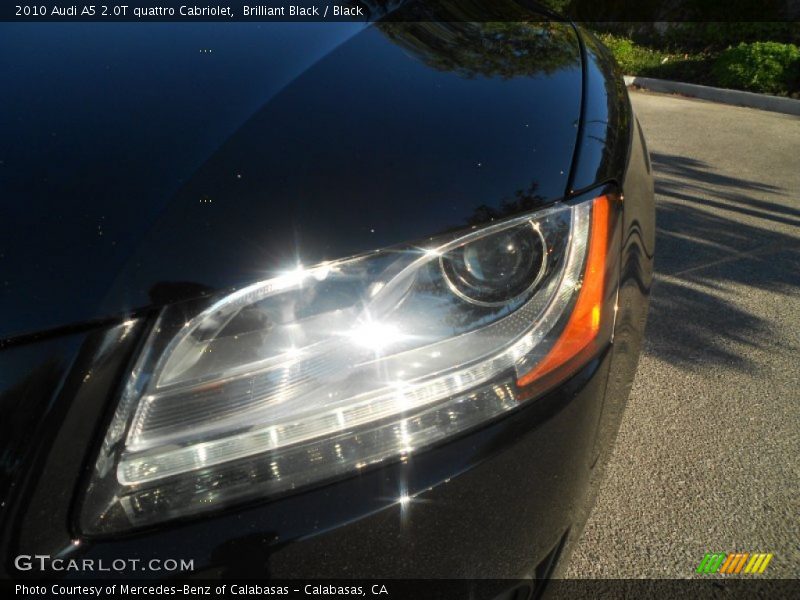 Brilliant Black / Black 2010 Audi A5 2.0T quattro Cabriolet