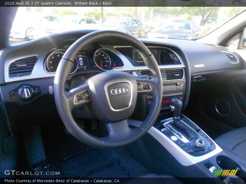 Dashboard of 2010 A5 2.0T quattro Cabriolet