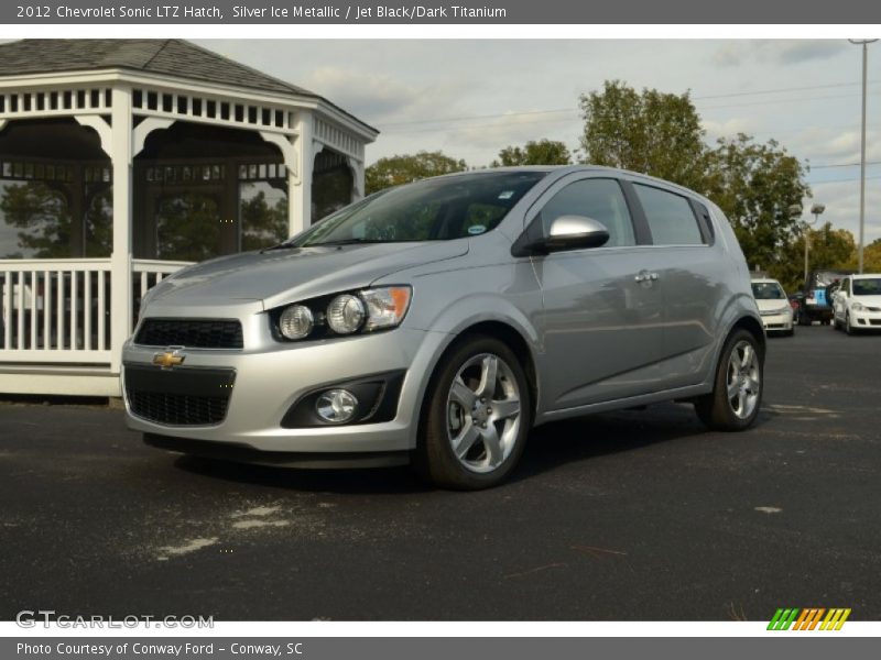 Silver Ice Metallic / Jet Black/Dark Titanium 2012 Chevrolet Sonic LTZ Hatch