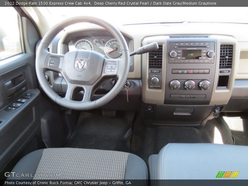 Deep Cherry Red Crystal Pearl / Dark Slate Gray/Medium Graystone 2012 Dodge Ram 1500 Express Crew Cab 4x4