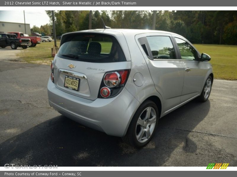 Silver Ice Metallic / Jet Black/Dark Titanium 2012 Chevrolet Sonic LTZ Hatch