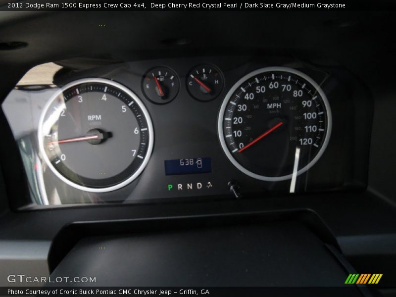 Deep Cherry Red Crystal Pearl / Dark Slate Gray/Medium Graystone 2012 Dodge Ram 1500 Express Crew Cab 4x4