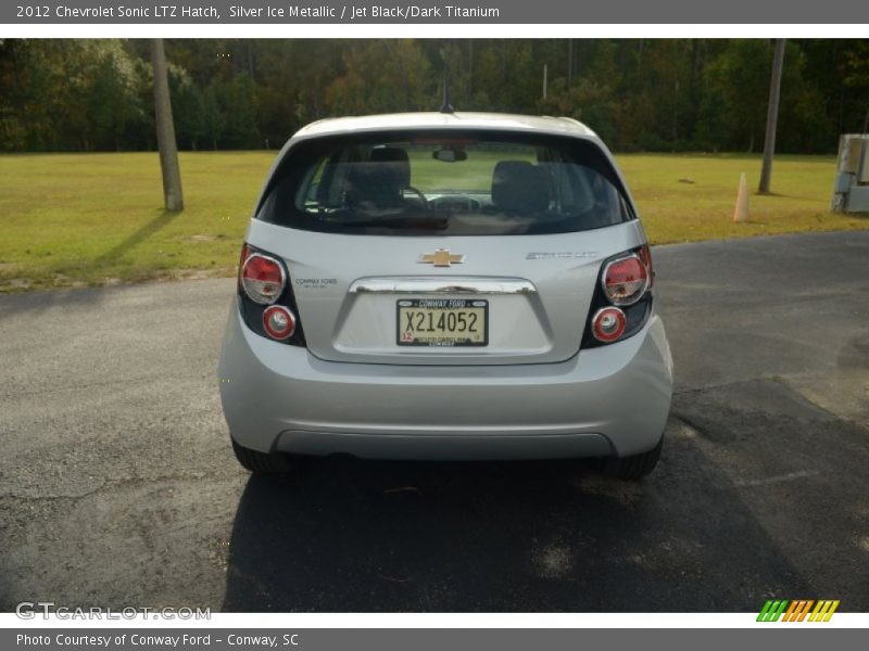 Silver Ice Metallic / Jet Black/Dark Titanium 2012 Chevrolet Sonic LTZ Hatch