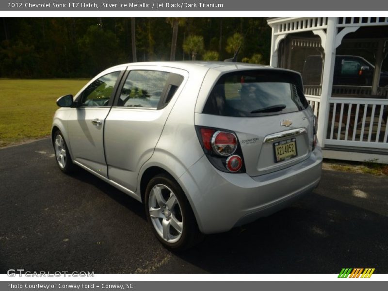 Silver Ice Metallic / Jet Black/Dark Titanium 2012 Chevrolet Sonic LTZ Hatch