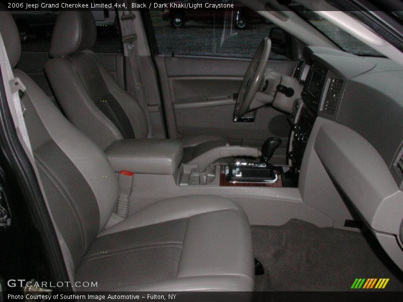 Black / Dark Khaki/Light Graystone 2006 Jeep Grand Cherokee Limited 4x4