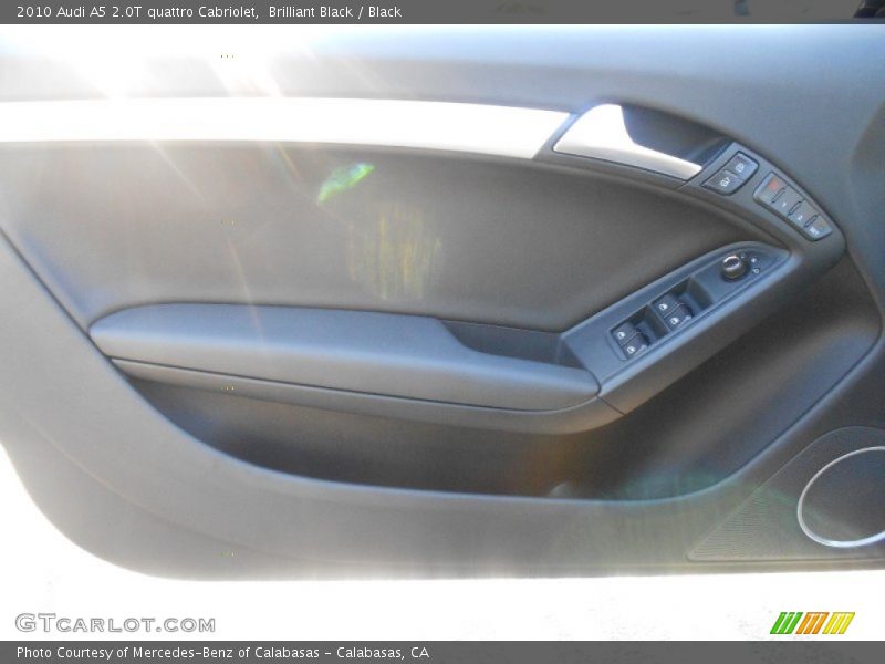 Brilliant Black / Black 2010 Audi A5 2.0T quattro Cabriolet