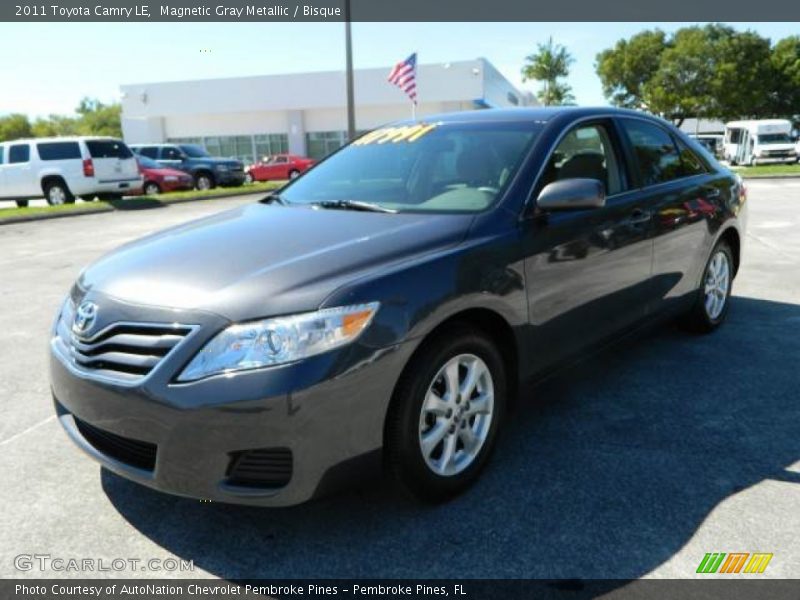 Magnetic Gray Metallic / Bisque 2011 Toyota Camry LE