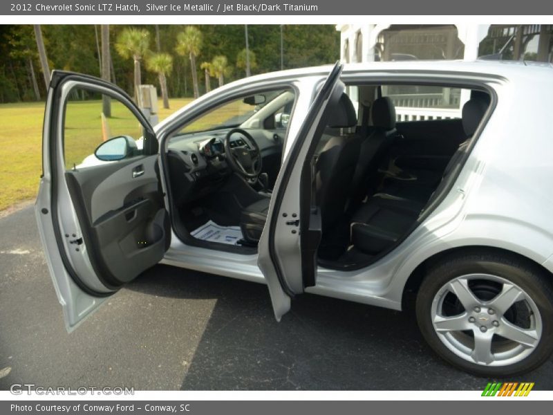 Silver Ice Metallic / Jet Black/Dark Titanium 2012 Chevrolet Sonic LTZ Hatch