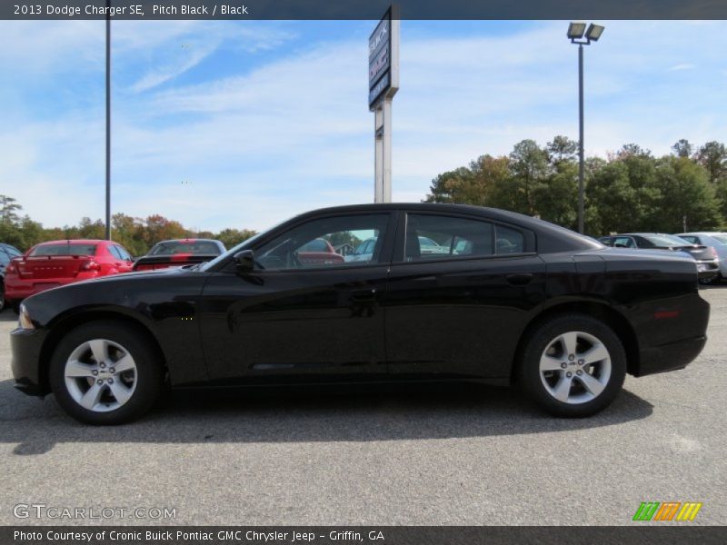 Pitch Black / Black 2013 Dodge Charger SE