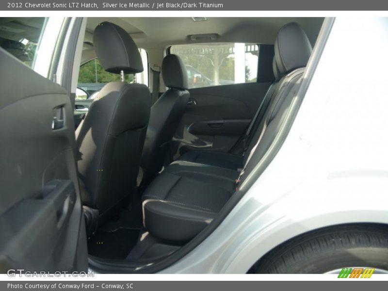 Silver Ice Metallic / Jet Black/Dark Titanium 2012 Chevrolet Sonic LTZ Hatch