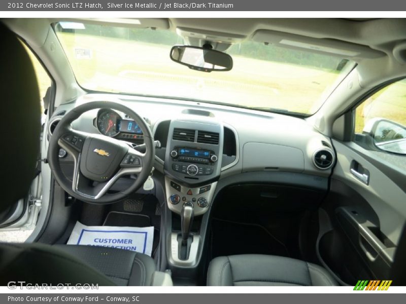 Silver Ice Metallic / Jet Black/Dark Titanium 2012 Chevrolet Sonic LTZ Hatch
