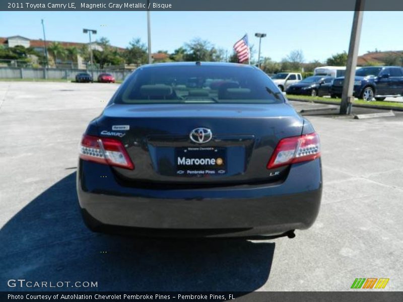 Magnetic Gray Metallic / Bisque 2011 Toyota Camry LE