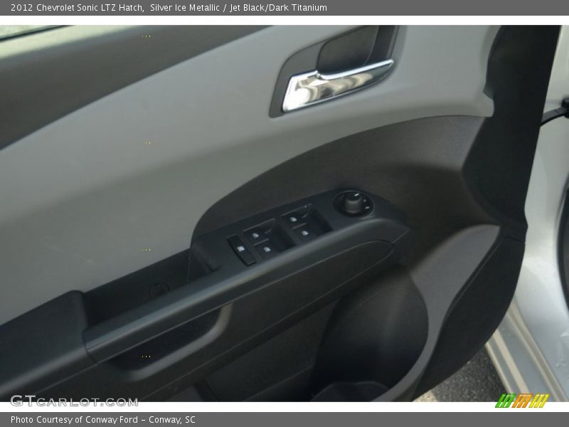 Silver Ice Metallic / Jet Black/Dark Titanium 2012 Chevrolet Sonic LTZ Hatch