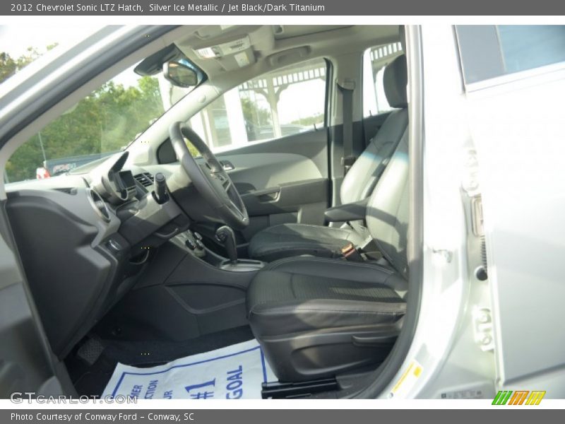 Silver Ice Metallic / Jet Black/Dark Titanium 2012 Chevrolet Sonic LTZ Hatch