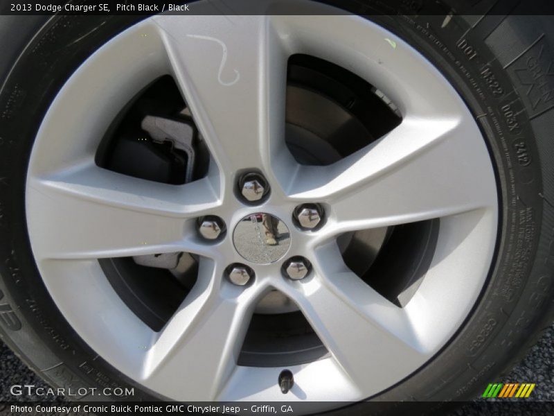 Pitch Black / Black 2013 Dodge Charger SE