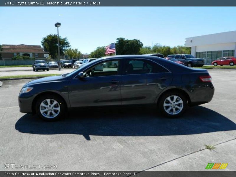 Magnetic Gray Metallic / Bisque 2011 Toyota Camry LE