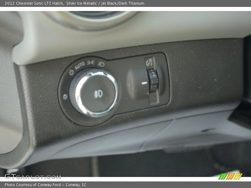 Silver Ice Metallic / Jet Black/Dark Titanium 2012 Chevrolet Sonic LTZ Hatch