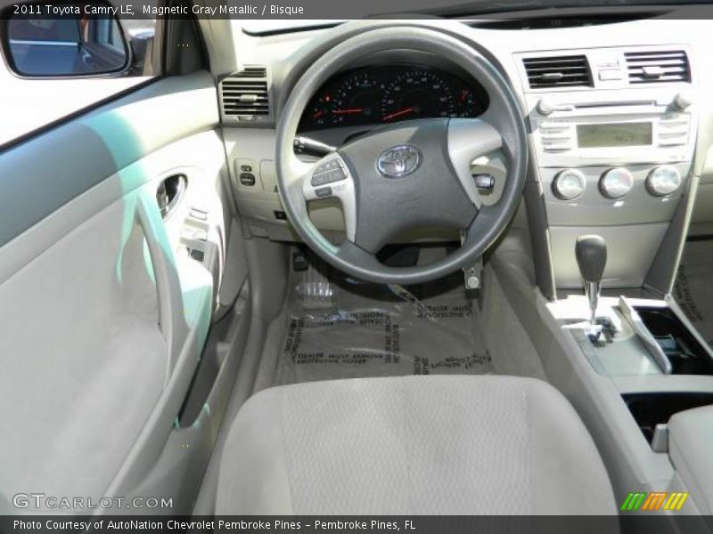 Magnetic Gray Metallic / Bisque 2011 Toyota Camry LE