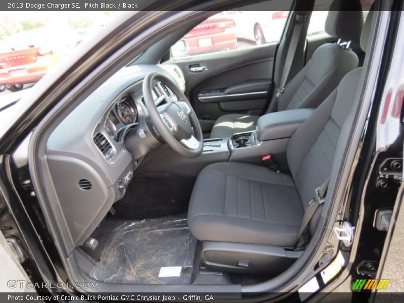 Pitch Black / Black 2013 Dodge Charger SE