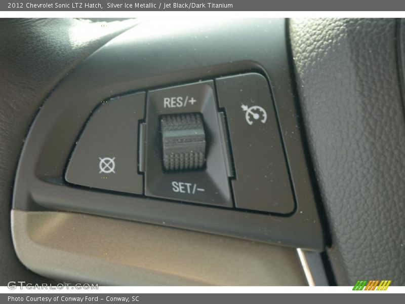 Silver Ice Metallic / Jet Black/Dark Titanium 2012 Chevrolet Sonic LTZ Hatch