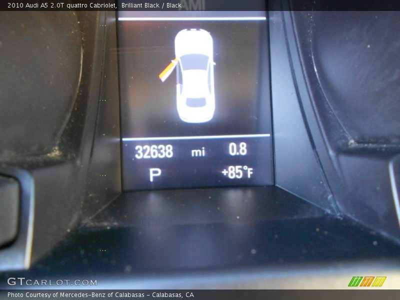 Brilliant Black / Black 2010 Audi A5 2.0T quattro Cabriolet