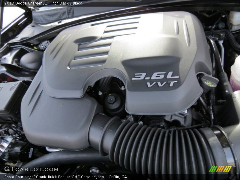 Pitch Black / Black 2013 Dodge Charger SE