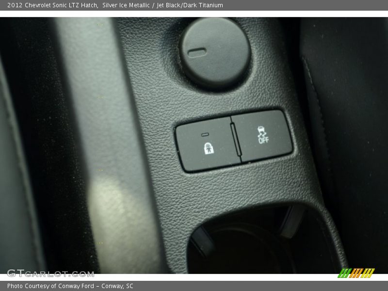 Silver Ice Metallic / Jet Black/Dark Titanium 2012 Chevrolet Sonic LTZ Hatch