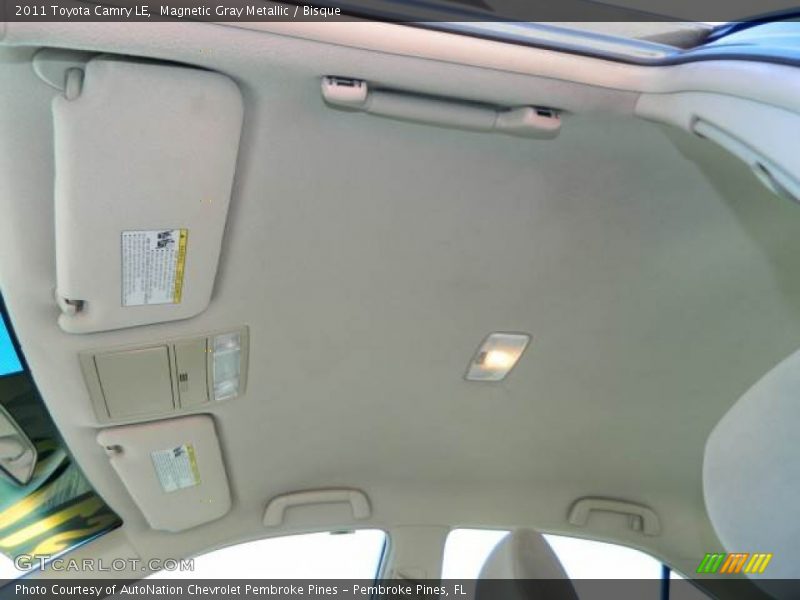 Magnetic Gray Metallic / Bisque 2011 Toyota Camry LE