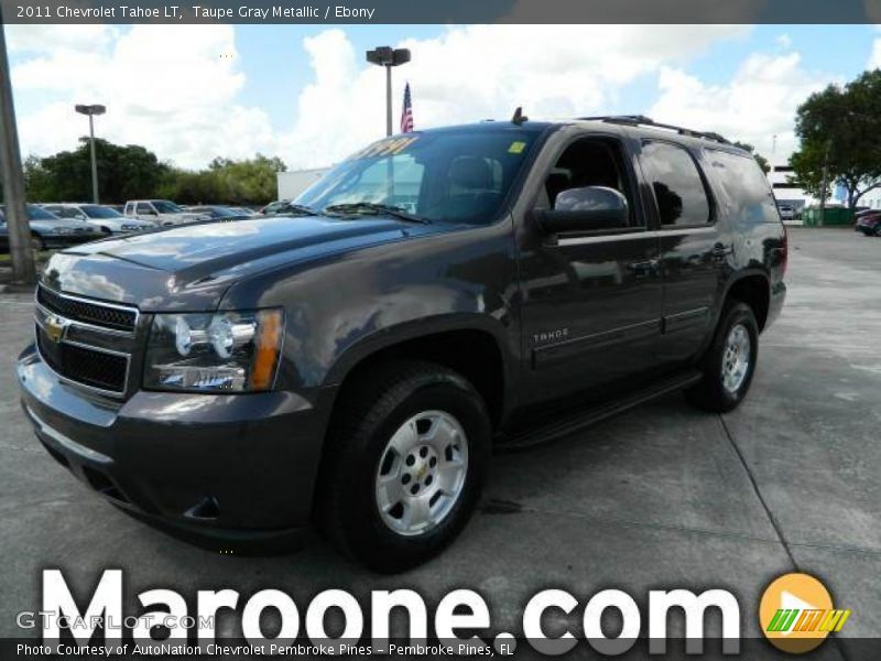 Taupe Gray Metallic / Ebony 2011 Chevrolet Tahoe LT
