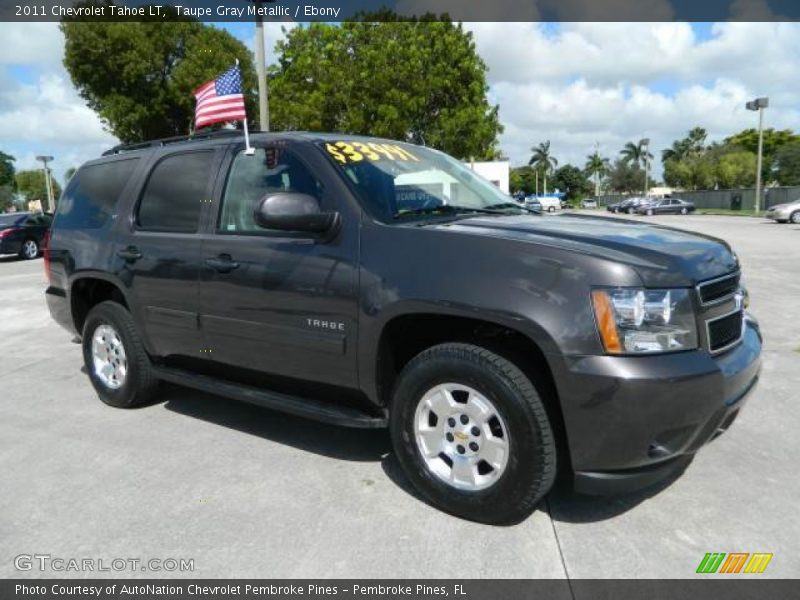 Taupe Gray Metallic / Ebony 2011 Chevrolet Tahoe LT